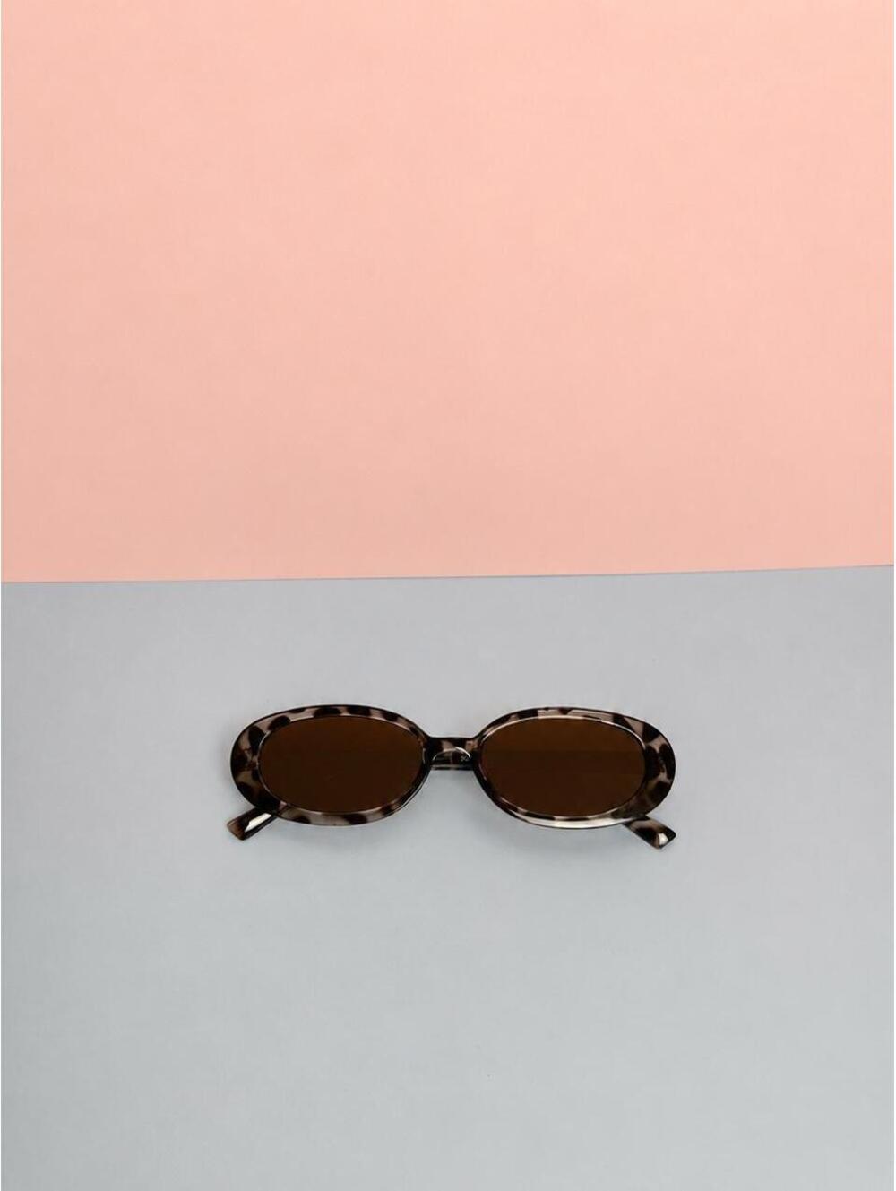 Women's Brown and Multi Sunglass